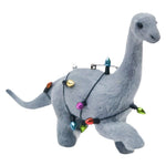 Bronty blue brontosaurus hanging ornament