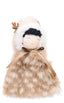 Fawn girl fluffy hanging ornament
