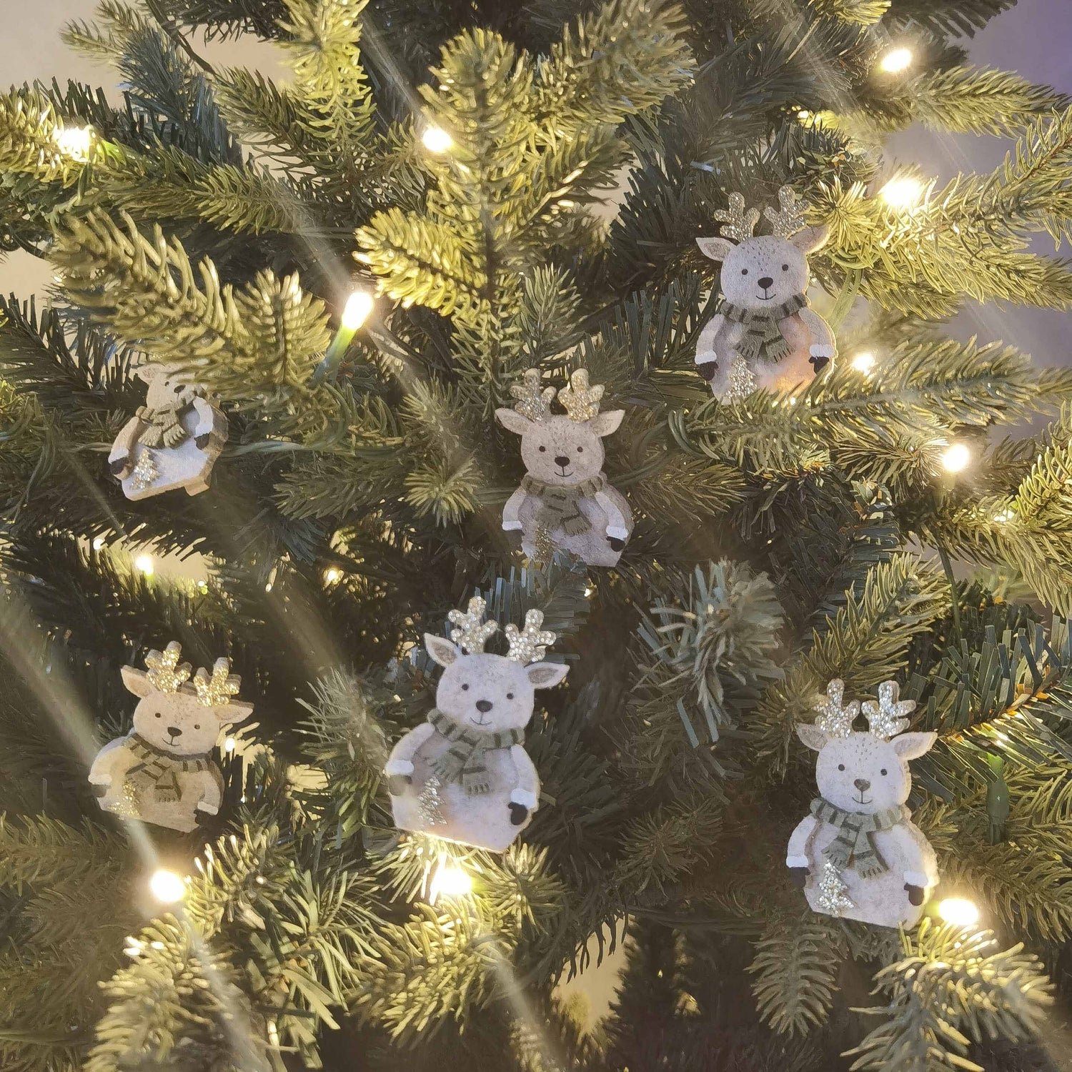 Reindeer Felt Pegs 6 pack