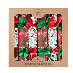 Holly Jolly Crackers Pack of 12 - Christmas Decorations Brisbane