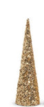 Gold Sequin Cone Tree 50cm