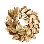 Wreath Golden Magnolia 60cm - Christmas Decorations Brisbane
