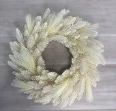 Wreath Pampas Pre-Lit Beige 60cm