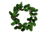 Wreath Holly W/ Berries 46cm - Christmas Decorations Brisbane