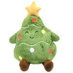 Smiling Xmas Tree Plush Pillow 25cm - Christmas Decorations Brisbane