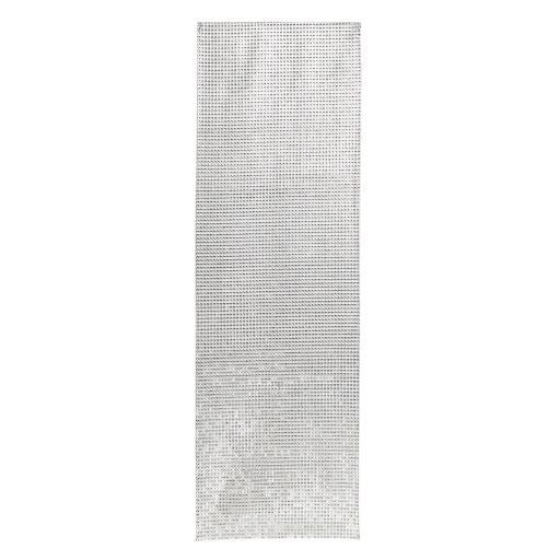 Silver diamante table runner