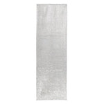 Silver diamante table runner