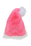 Santa Hat Pink & White 18cm - Christmas Decorations Brisbane