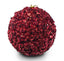 Bauble Sequin Red 10cm - Christmas Decorations Brisbane