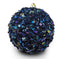 Bauble Sequin Dark Blue 10cm - Christmas Decorations Brisbane