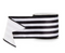 Ribbon Black and White Stripe Wire Satin 9m - Christmas Decorations Brisbane