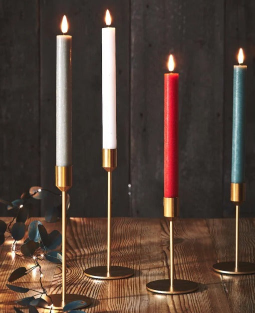 LED Chandelier Candles Set of 2 White