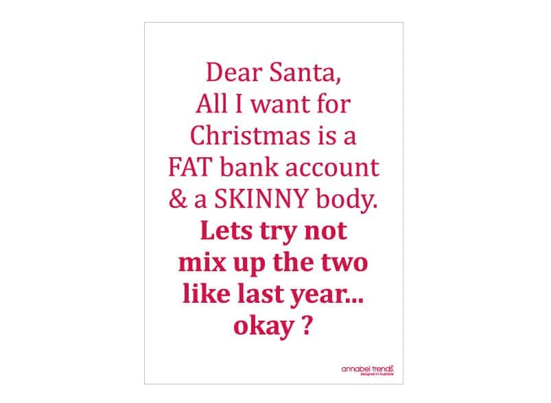 Tea Towel Fat Skinny