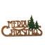 Merry Christmas Forest Sign 30cm