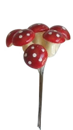 Pick Mushroom Bunch 13cm - Christmas Decorations Brisbane