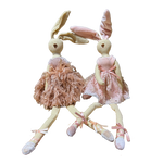 Rabbit sitting Ruby and Rosalie. - Christmas Decorations Brisbane