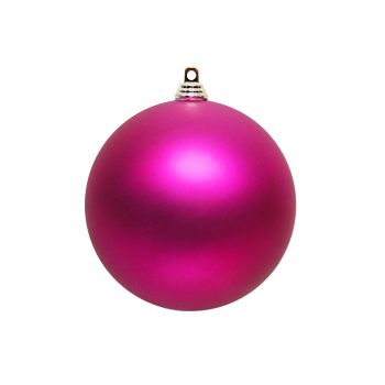 Bauble Matte Pink 100mm - Christmas Decorations Brisbane