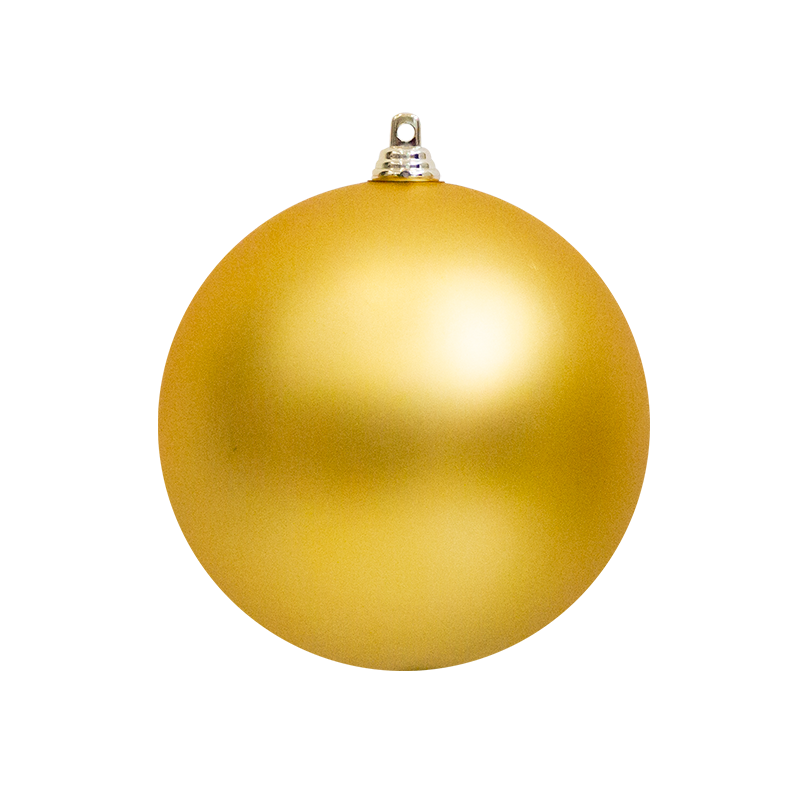 Bauble Matte Gold 200mm - Christmas Decorations Brisbane