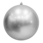 Bauble Outdoor UV Stable Silver 600mm - Christmas Decorations Brisbane