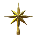 Tree Topper Star Glitter Gold 40cm - Christmas Decorations Brisbane