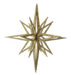 Star 3D Glitter Gold 40cm - Christmas Decorations Brisbane