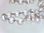 Garland Diamond Octagons Clear 1.82m [ACR] - Christmas Decorations Brisbane
