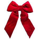Large Velvet Bow Red 90cm x 100cm - Christmas Decorations Brisbane