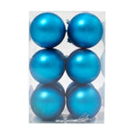 Bauble Matte Aqua 70mm - 12 Pack - Christmas Decorations Brisbane