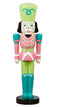 Nutcracker Soldier Aqua Boots & Pink Jacket 122cm - Christmas Decorations Brisbane