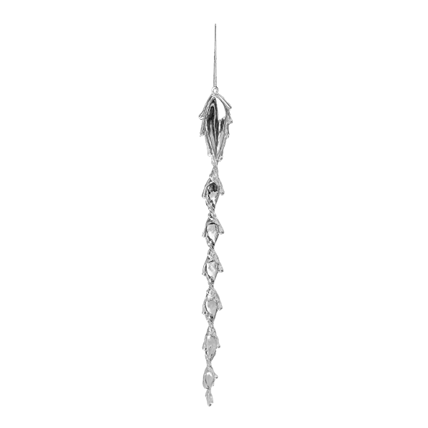 Icicle Clear 48cm - Christmas Decorations Brisbane