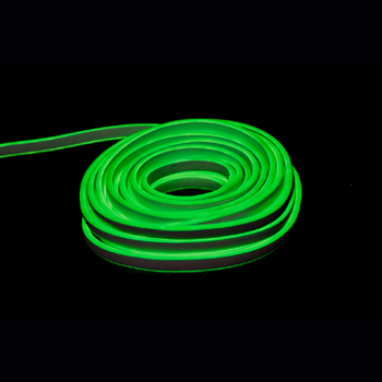 Neon light LED strip green