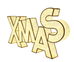 Letters - 3D XMAS Christmas Outdoor Display LED Lights 1.3M - - Christmas Decorations Brisbane