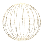 Foldable Sphere Warm White LED Metal 60cm - Christmas Decorations Brisbane