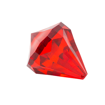 Bead Diamond Acrylic Red - Christmas Decorations Brisbane